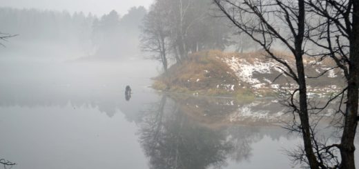 Одинокий рыбак